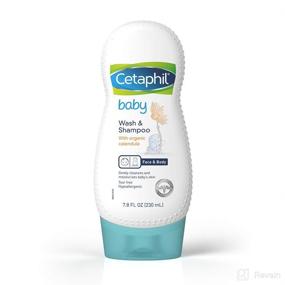 img 4 attached to 👶 Cetaphil Baby Wash & Shampoo: Organic Calendula, Tear-free, Paraben-free, Colorant-free, and Mineral Oil-free (7.8 Fl. Oz)