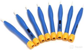 img 2 attached to 🔧 Hanperal 8-Piece Ceramic Alignment Screwdriver Tool Set for High Frequency Circuit Adjustment, Inductance Repair, Semi-Variable Capacitor – Anti-Static Ceramic Screwdriver Kit