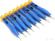 🔧 hanperal 8-piece ceramic alignment screwdriver tool set for high frequency circuit adjustment, inductance repair, semi-variable capacitor – anti-static ceramic screwdriver kit логотип