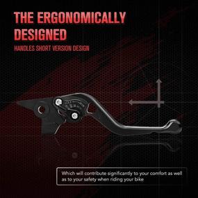 img 2 attached to 🔧 FZ 09 Brake Clutch Levers, Short CNC Levers Compatible with FZ09 MT09 2014-2020