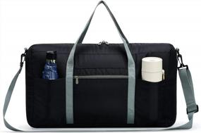 img 4 attached to 17 Inch Lightweight Small Carry On Weekender Overnight Travel Duffel Bag