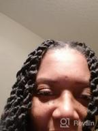 img 1 attached to 4 Packs Pre-Twisted Passion Twists Synthetic Crochet Braids 18 Inch Pre-Looped Spring Bomb Crochet Hair Extensions Fiber Fluffy Curly Twist Braiding Hair (T27#, 18 Inch (Pack Of 4)) review by Stephen Zimmer