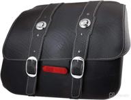 2015 2021 genuine indian leather saddlebags logo