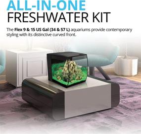 img 3 attached to 🐠 Fluval Flex Aquarium Kit: White, 9 Gallon - Optimal Choice for Stylish Aquatic Enthusiasts