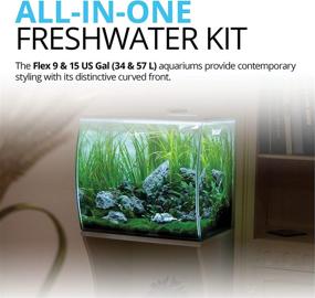 img 2 attached to 🐠 Fluval Flex Aquarium Kit: White, 9 Gallon - Optimal Choice for Stylish Aquatic Enthusiasts