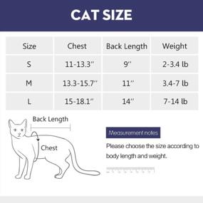 img 3 attached to Cat And Dog Surgical Recovery Suit With E-Collar Alternative - Professional Abdominal Wound Protection And Comfortable Onesie Pajama For Post-Surgery Pets, Ideal For Cats