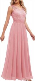 img 4 attached to Elegant Formal Wear: DRESSTELLS Bridesmaid Dress & Evening Gown For Wedding And Prom