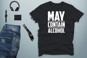 img 2 attached to Get Your Party On With CBTwear'S 'May Contain Alcohol' Men'S T-Shirt!