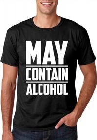 img 4 attached to Get Your Party On With CBTwear'S 'May Contain Alcohol' Men'S T-Shirt!