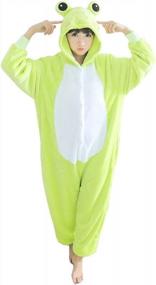 img 2 attached to Frog Kigurumi Sleepsuit Costume Cosplay Onesie Pajamas For Halloween By INewbetter