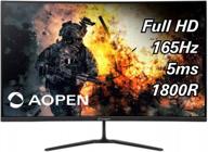advanced aopen 32hc5qr pbiipx: curved fullhd monitor with freesync technology - stunning 165hz refresh rate logo