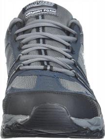 img 3 attached to Skechers Afterburn 👟 Strike Lace-Up Men's Sneakers