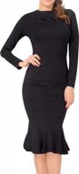 professional style for women: marycrafts square neck sheath midi dress for office and business wear логотип