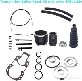 img 1 attached to 🔧 Enhanced Labwork Transom Seal Bellow Repair Kit with Lower Shift Cable Replacement for Mercruiser Alpha One SEI 30-803097T1: Boost Performance and Reliability