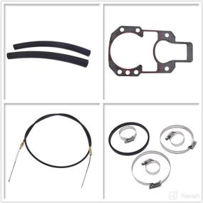 img 3 attached to 🔧 Enhanced Labwork Transom Seal Bellow Repair Kit with Lower Shift Cable Replacement for Mercruiser Alpha One SEI 30-803097T1: Boost Performance and Reliability