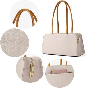 img 1 attached to BOSTANTEN Designer Handbags Genuine Shoulder Women's Handbags & Wallets via Totes