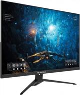 sceptre e275b-fpt165 displayport monitor with freesync, flicker-free, frameless design, and built-in speakers. logo