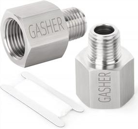 img 4 attached to Upgrade Your Piping System With GASHER 5PCS Stainless Steel Hex Nipple Fittings