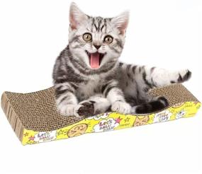 img 4 attached to JanToPet Scratcher Multifunctional Scratching Corrugated