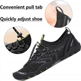 img 1 attached to Ultimate Water Shoes For Men And Women: Quick-Dry Barefoot Design For All Aqua Sports And Activities