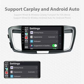 img 3 attached to Для 2014-2017 Honda Accord 9th Радио с комплектом приборной панели, встроенным Carplay и Android Auto, 2G RAM 32G ROM Mirror Link Play
