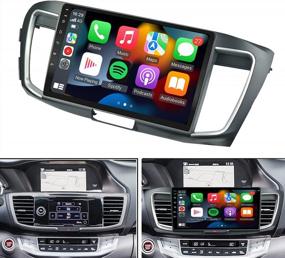 img 4 attached to Для 2014-2017 Honda Accord 9th Радио с комплектом приборной панели, встроенным Carplay и Android Auto, 2G RAM 32G ROM Mirror Link Play