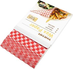 img 4 attached to 500 Pcs Non-Stick Wax Paper 12X12 Inches - Perfect For Lunch, Restaurants, Barbecues & Parties!