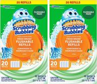scrubbing bubbles flushables eliminates limescale logo