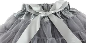 img 2 attached to Wennikids Chiffon Dance Pettiskirts Tutu 🩰 for Girls - Assorted Sizes and Colors