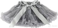 wennikids chiffon dance pettiskirts tutu 🩰 for girls - assorted sizes and colors логотип