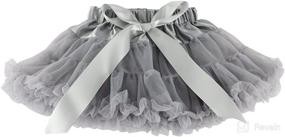 img 3 attached to Wennikids Chiffon Dance Pettiskirts Tutu 🩰 for Girls - Assorted Sizes and Colors