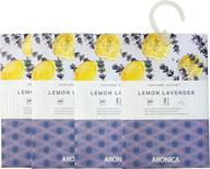 delight your senses with aronica perfume scented sachets - lemon lavender drawer and closet air fresheners with hanger pack of 16 logo