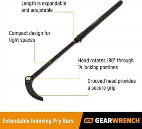 img 2 attached to GEARWRENCH 33" Extendable Indexing Pry Bar - 82220