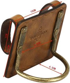 img 2 attached to Tourbon Leather Holster Hammer Carrying