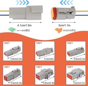 img 3 attached to Waterproof Electrical Connector Connectors Motorcycle Replacement Parts ~ Lighting & Electrical