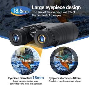 img 2 attached to Premium 10X42 Binoculars For Adults: Lightweight, Waterproof & Perfect For Outdoor Adventures!
