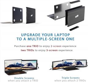 img 1 attached to 💻 Trio Combo: Full HD 12.5" Portable Laptops with Kickstand and Nintendo Support