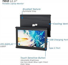 img 3 attached to 💻 Trio Combo: Full HD 12.5" Portable Laptops with Kickstand and Nintendo Support