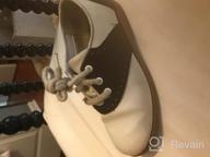 img 1 attached to Get The Perfect Fit With SmartFit Girl'S Saddle Oxford Shoes review by Tyler Suarez
