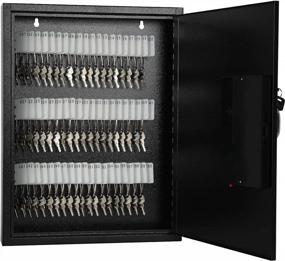 img 1 attached to KYODOLED 60 Key Cabinet With Digital Lock,Lock Box With Code Wall Mounted,Metal Steel Key Safe,Large Storage Cabinet Boxes For House Key,12.99'' X 17'' X 2.55'' (Black,60 Keys)