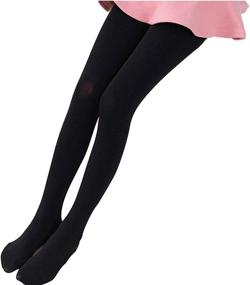 img 1 attached to Tulucky Fleece Ballet Little Leggings: Stylish Girls' Clothing at Leggings Heaven