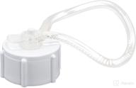 🔴 camco 22204 0.75-inch replacement female dust cap with lanyard in white логотип