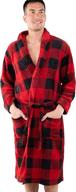 🛀 men's ultra-comfortable plaid bathrobes by lazy one - perfect for cozy relaxation logo