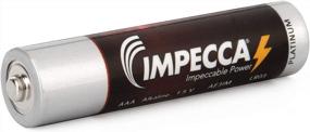 img 2 attached to Get Long-Lasting Performance With IMPECCA AAA Platinum Series Alkaline Batteries – Leak Resistant And Reliable, 16 Pack