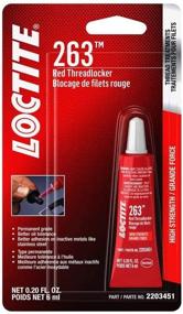 img 3 attached to 🔴 Loctite 263 Automotive Threadlocker: High-Strength, Oil Tolerant, High-Temp, Fluorescent, Anaerobic Formula, Red, 6mL Tube (PN: 2203451)