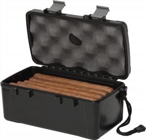 img 1 attached to Protect Your Cigars On The Go With Xikar'S 215Xi Travel Carrying Case - Holds 15 Cigars, Watertight, Crushproof, And Includes Humidifier!