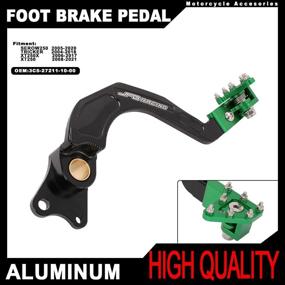 img 3 attached to JFG RACING CNC Rear Foot Brake Pedal for SEROW250 2005-2020 TRICKER 2004-2018 XT250X 2006-2017 XT250 2008-2022 - Green