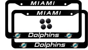 img 3 attached to 2PCS For Dolphins License Plate Frames