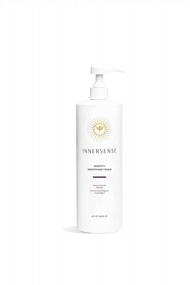 img 2 attached to Organic Hair Smoothing Cream By INNERSENSE Beauty - Non-Toxic, Cruelty-Free Haircare In Large 32 Oz 1L Bottle, Infused With Natural Serenity