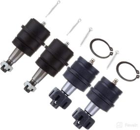 img 4 attached to 🚙 SCITOO Jeep Front Suspension Kit - 4WD 4-PC: 2 Lower 2 Upper Ball Joints for Wrangler, Cherokee, Grand Cherokee, TJ (1990-2006, 1990-2001, 1993-1998, 1997-2006) K3134T K3161T